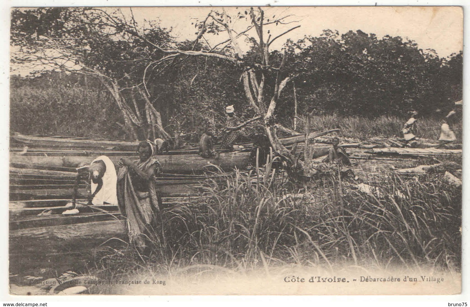 Côte D'Ivoire - Débarcadère D'un Village - Edition Kong - Costa D'Avorio