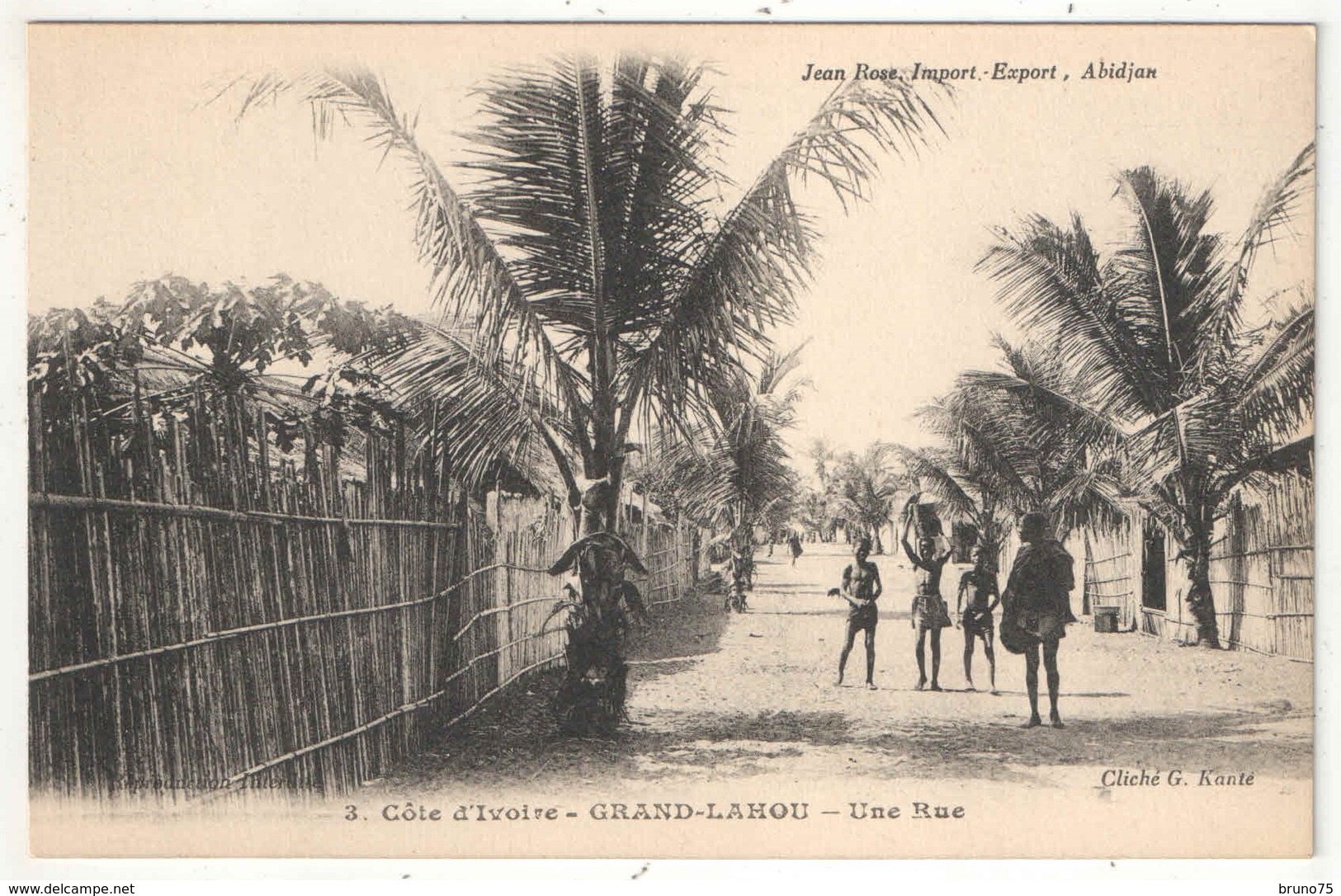 Côte D'Ivoire - GRAND-LAHOU - Une Rue - Cliché Kanté - Rose 3 - Côte-d'Ivoire