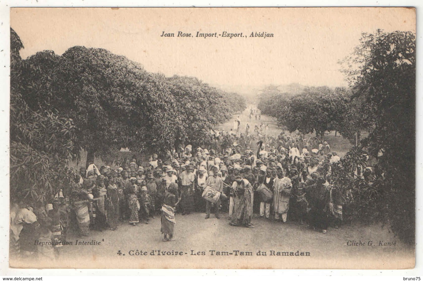 Côte D'Ivoire - Les Tam-Tam Du Ramadan - Cliché Kanté - Rose 4 - 1930 - Côte-d'Ivoire