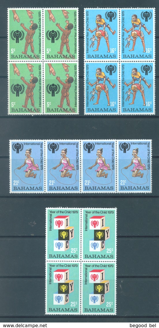 BAHAMAS -  MNH/** 1979 - YEAR OF THE CHILD BLOC OF 4 - Yv 434-437 -  Lot 17730 - Bahamas (1973-...)