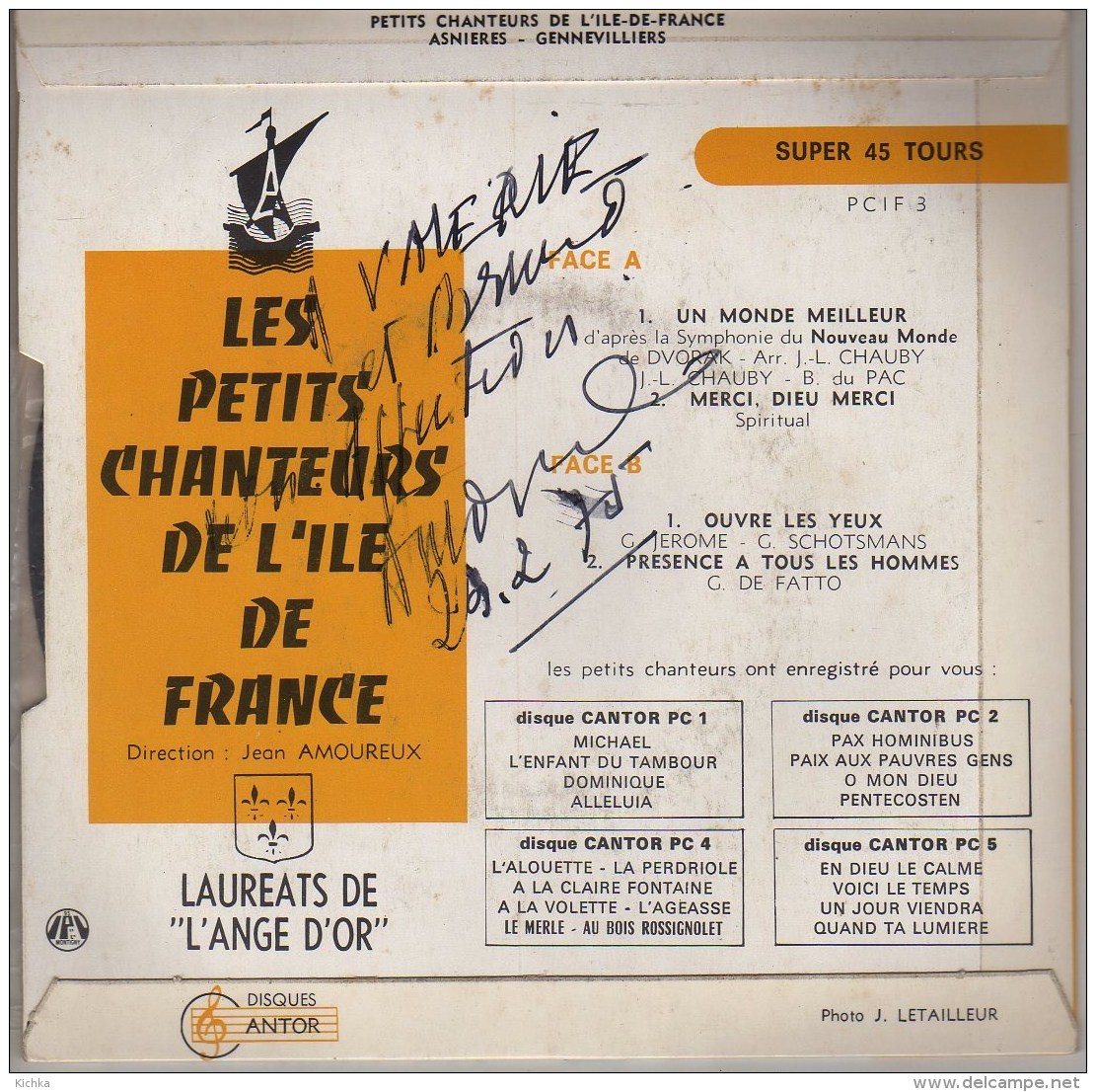 Les Petits Chanteurs De L&acute; Ile De France -jazz Et Negro Spirituals - 45 Rpm - Maxi-Singles