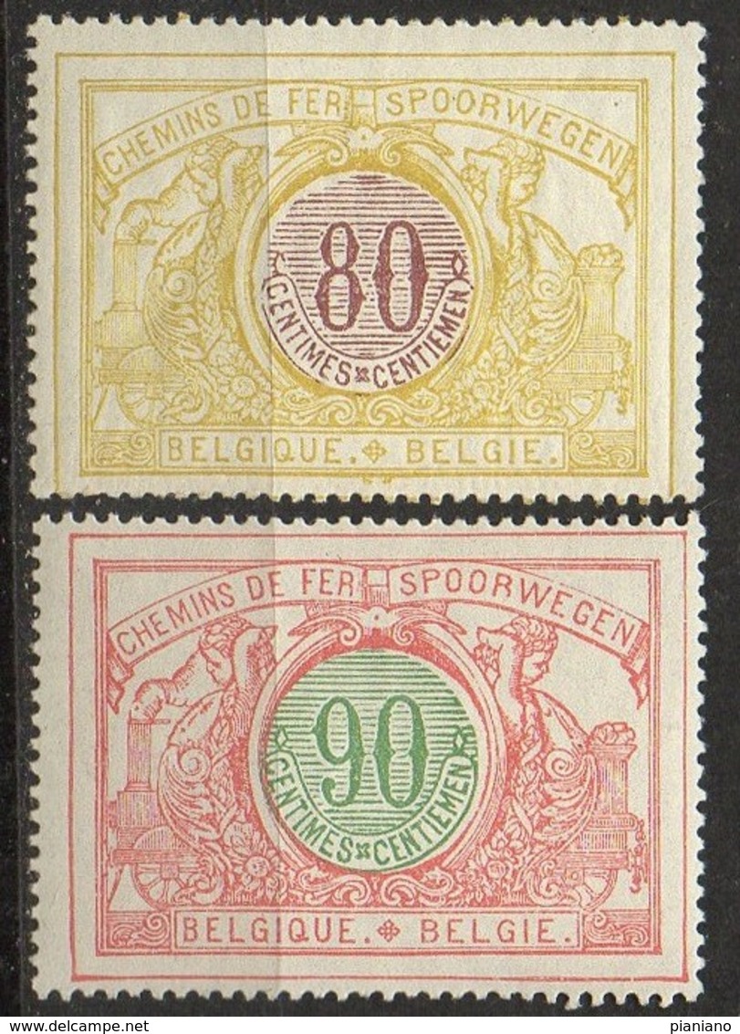 PIA - BEL -  1902-05 : Francobolli Per Pacchi Postali - Cifre E Ruota Alata -  (Yv Pacchi 28-42) - Equipaje [BA]