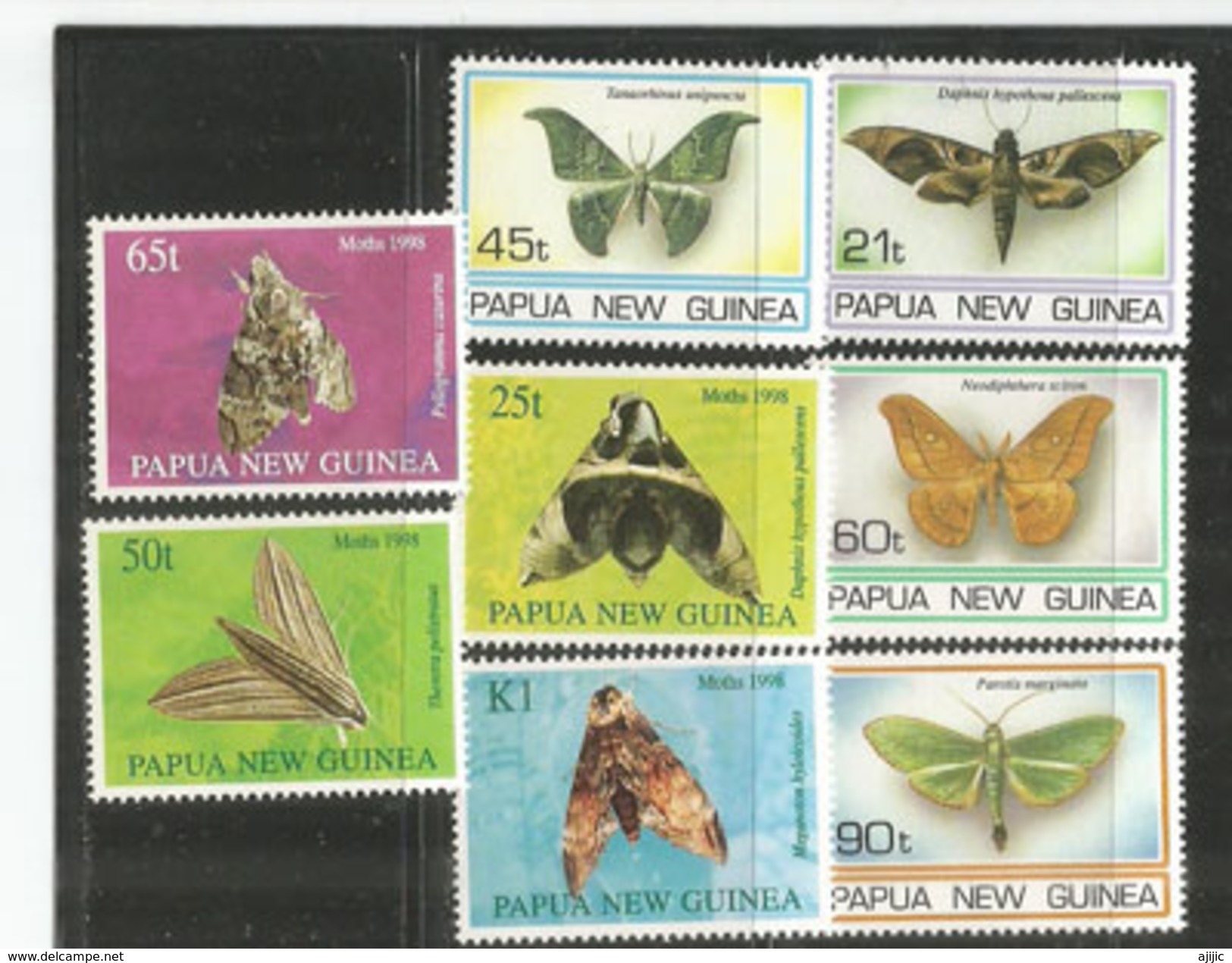 Papillons Et Insectes De Nuit De Papouasie., Deux Séries Neuves ** De Papouasie - Butterflies