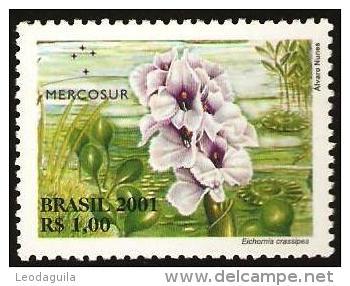 BRAZIL #2832   -   AGUAPÉ  PLANT WITH MERCOSUR INSCRIPTION   -  2001 - Neufs