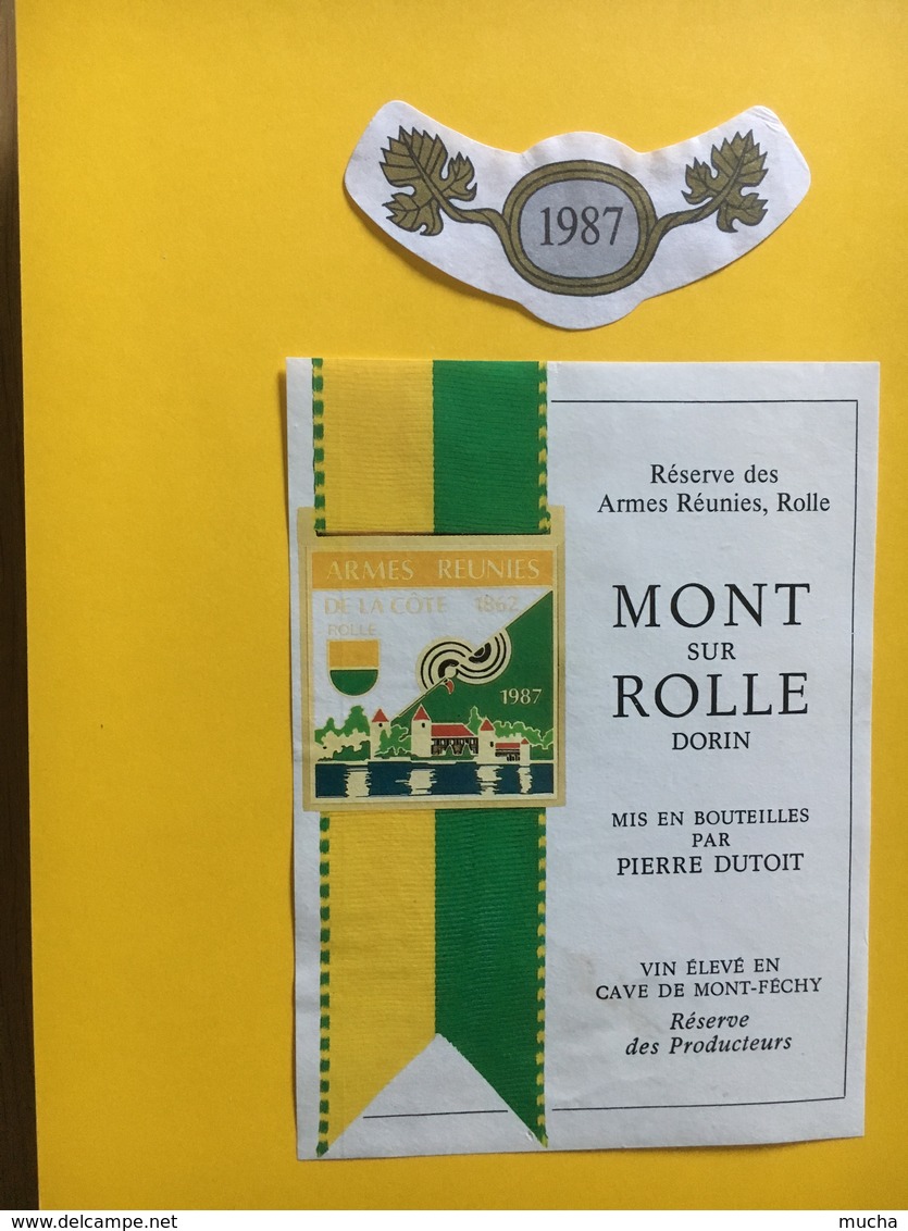 8687 - Réserve Des Armes Réunies Rolle Suisse Dorin Mont Sur Rolle  1987 - Autres & Non Classés