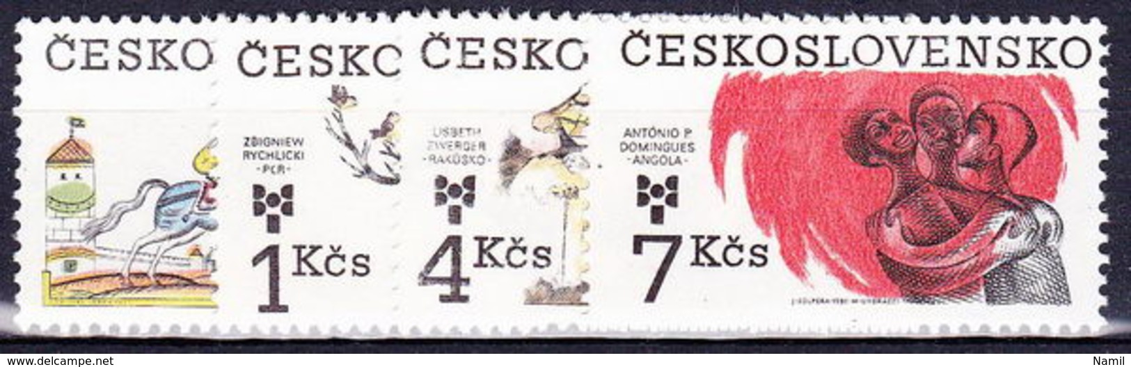 ** Tchécoslovaquie 1983 Mi 2723-6 (Yv 2542-5), (MNH) - Ungebraucht