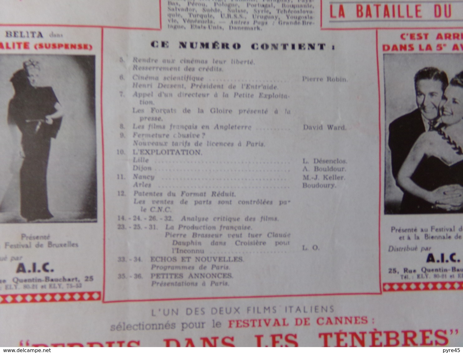 Magazine " La Cinématographie Française " N° 1229, Octobre 1947 " John Wayne Dans Les Naufragés Des Mers Du Sud " - Magazines
