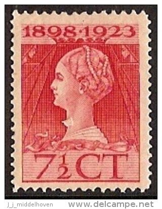 Nederland NVPH Nr 123 Postfris / MNH - Ongebruikt