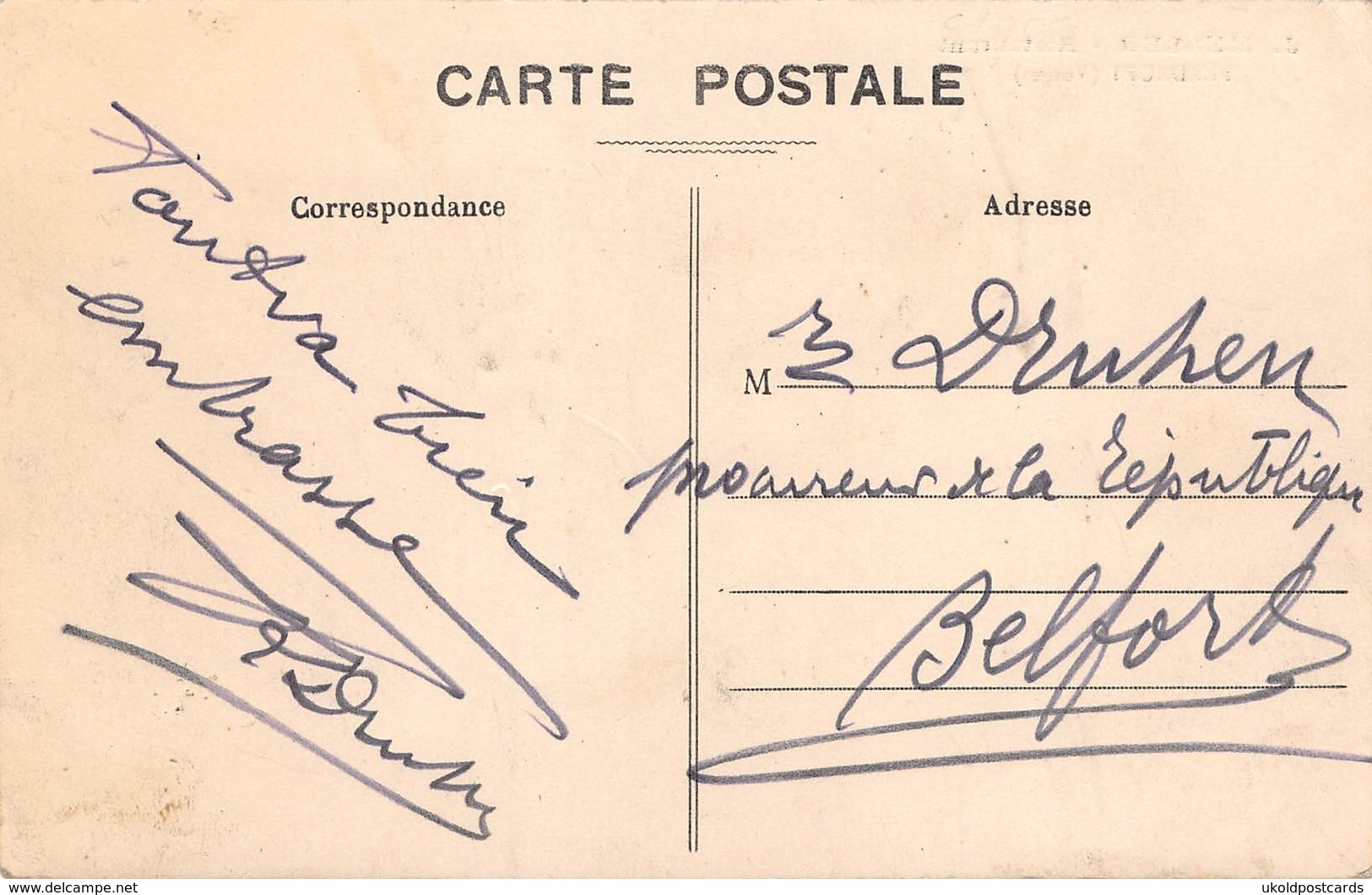 CPA - 88,  FERDRUPT, Cafe De La Gare, J. Muller, Restaurant - Altri & Non Classificati