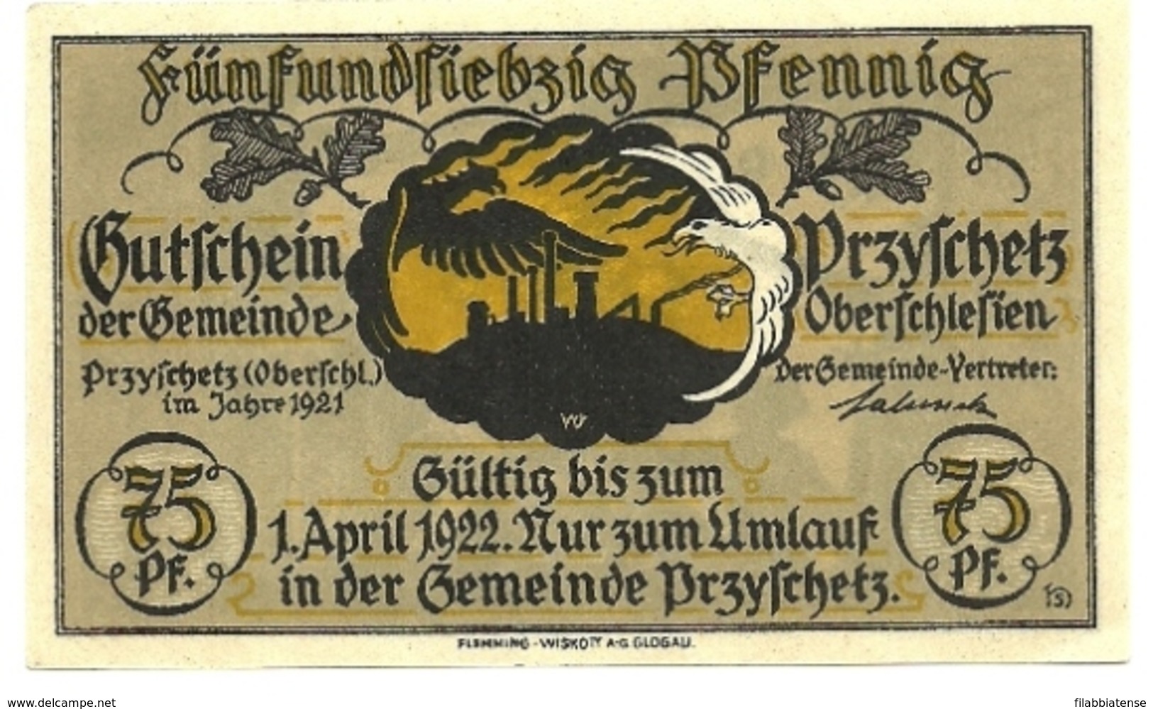 1922 - Germania - Oberschlesien Notgeld N17 - [11] Lokale Uitgaven