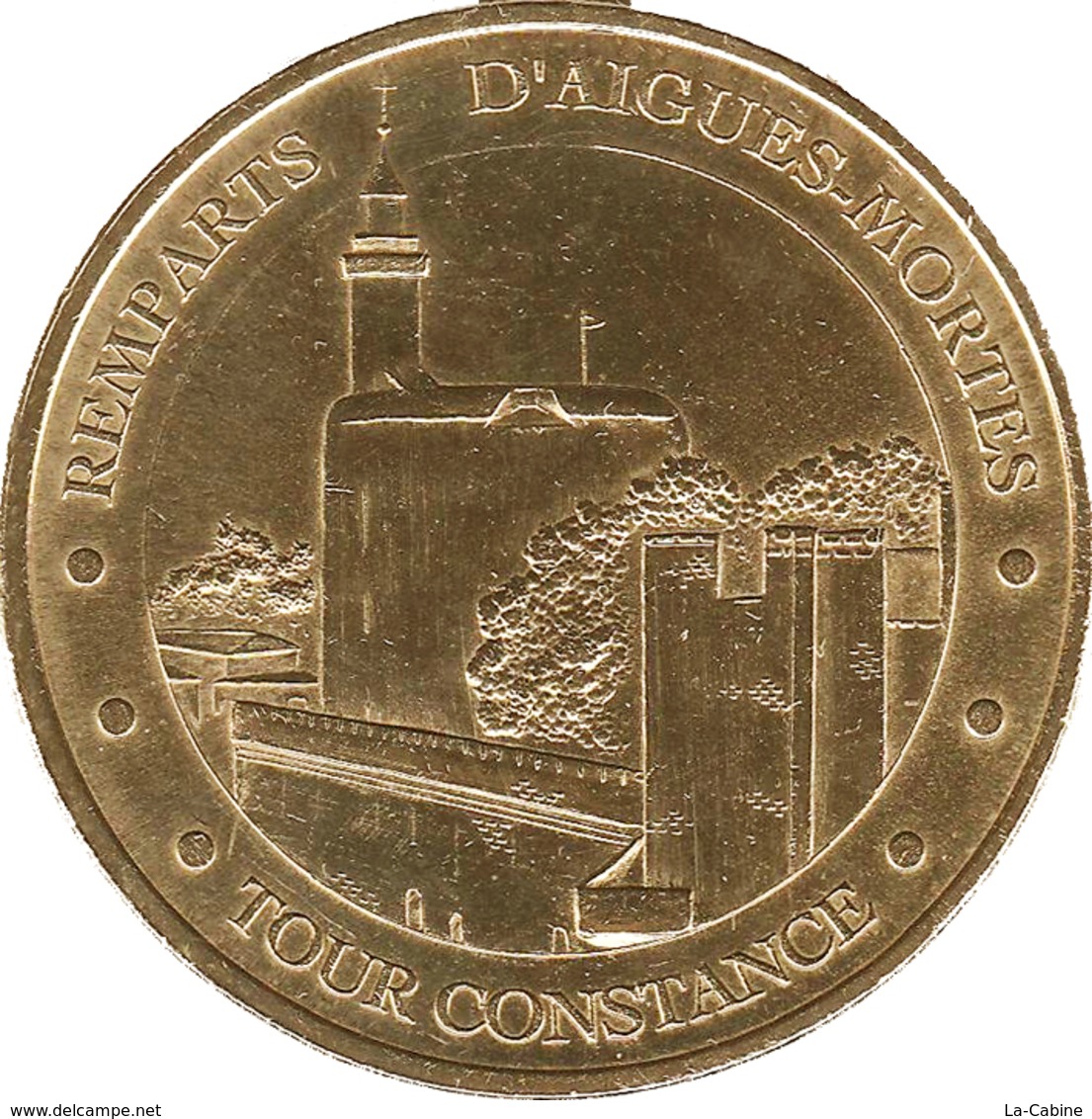 AIGUES MORTES TOUR CONSTANCE DEPT 30 GARD MÉDAILLE MONNAIE DE PARIS 2017 JETON TOURISTIQUE TOKENS MEDALS COINS - 2017