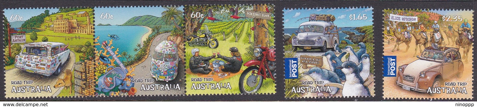 Australia ASC 3024-3028 2012 Road Trip Australia, Mint Never Hinged - Ongebruikt