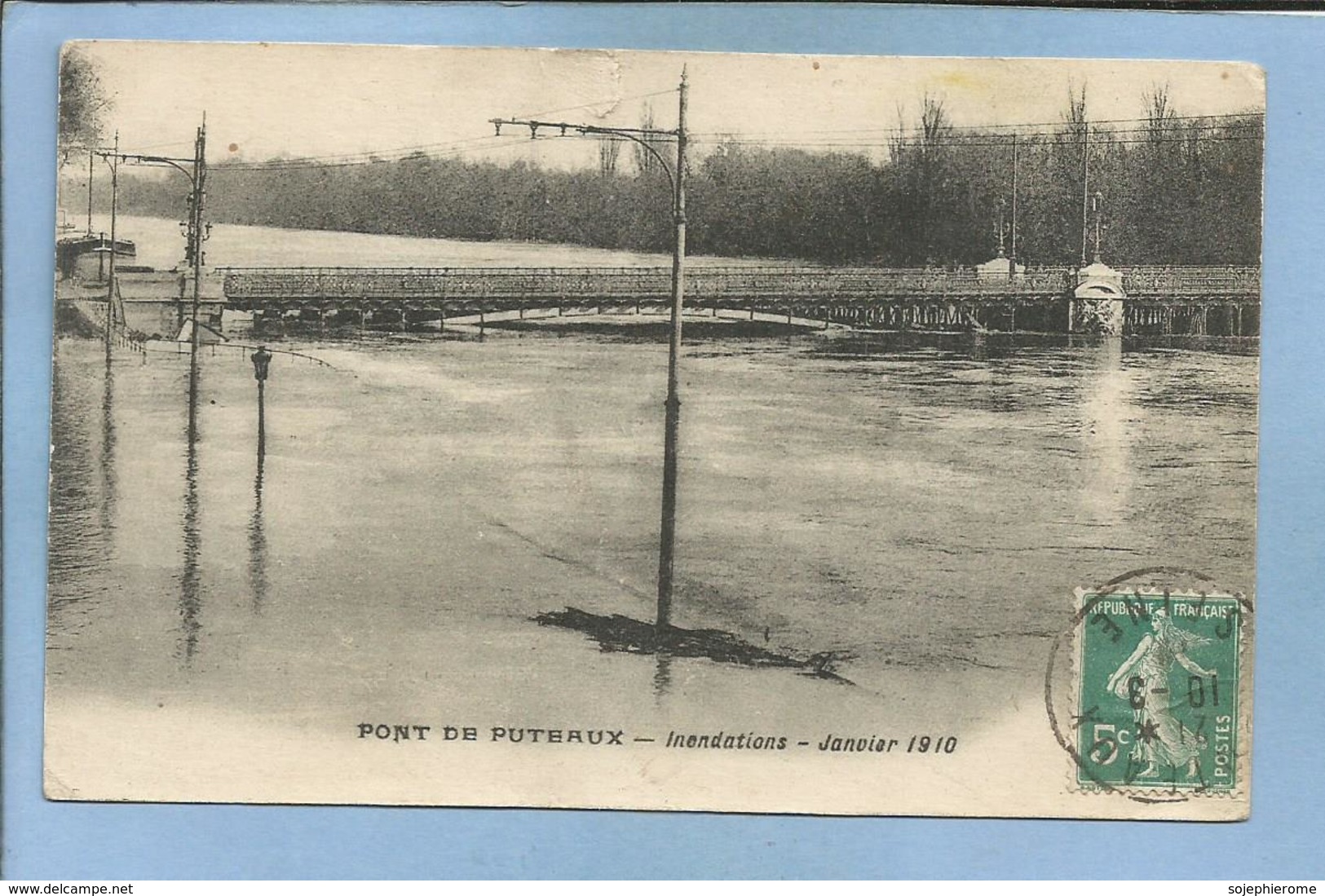 Pont De Puteaux (92) Inondations Janvier 1910 - 2 Scans 10-03-?? - Puteaux