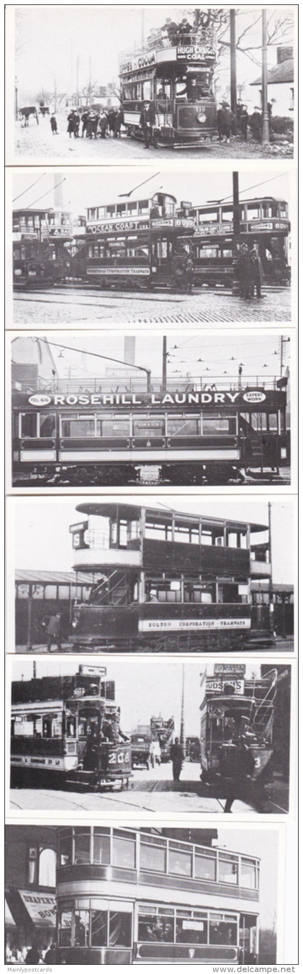 AR69 Collection Of 20 Small Photographs Of British Trams - Other & Unclassified