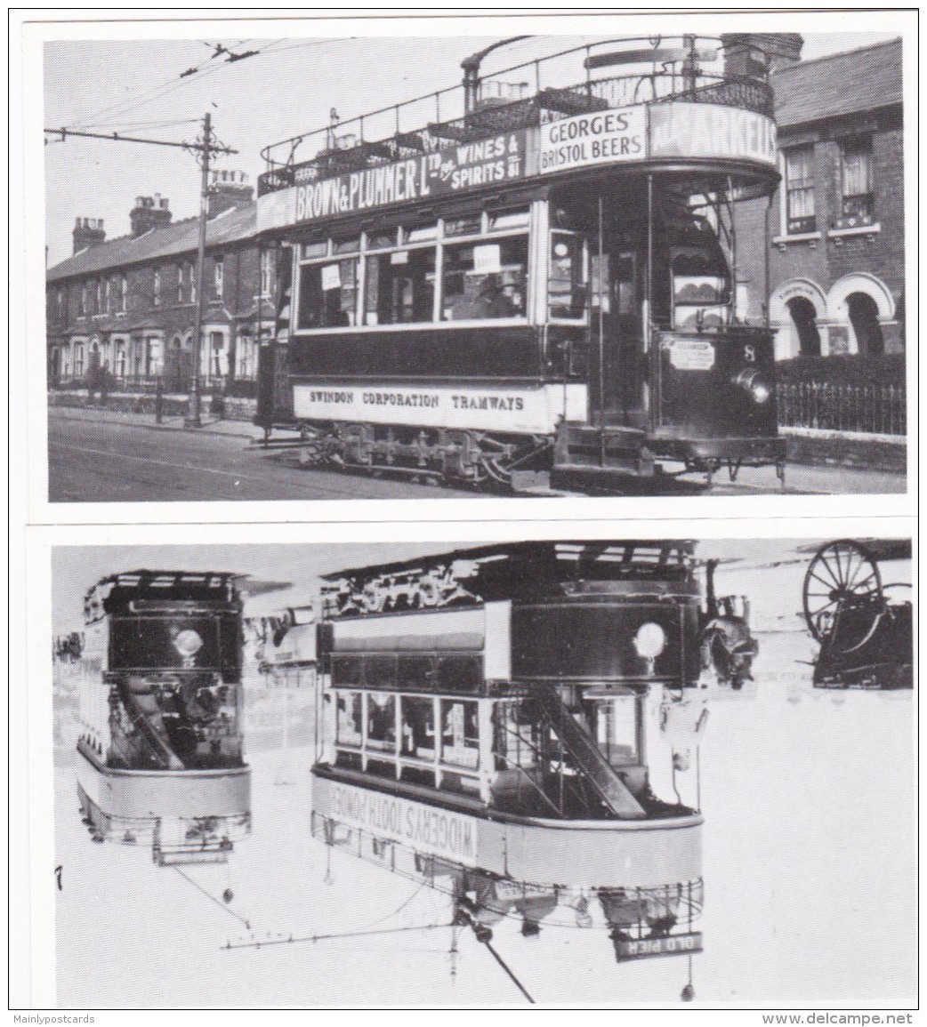 AR69 Collection Of 20 Small Photographs Of British Trams - Other & Unclassified