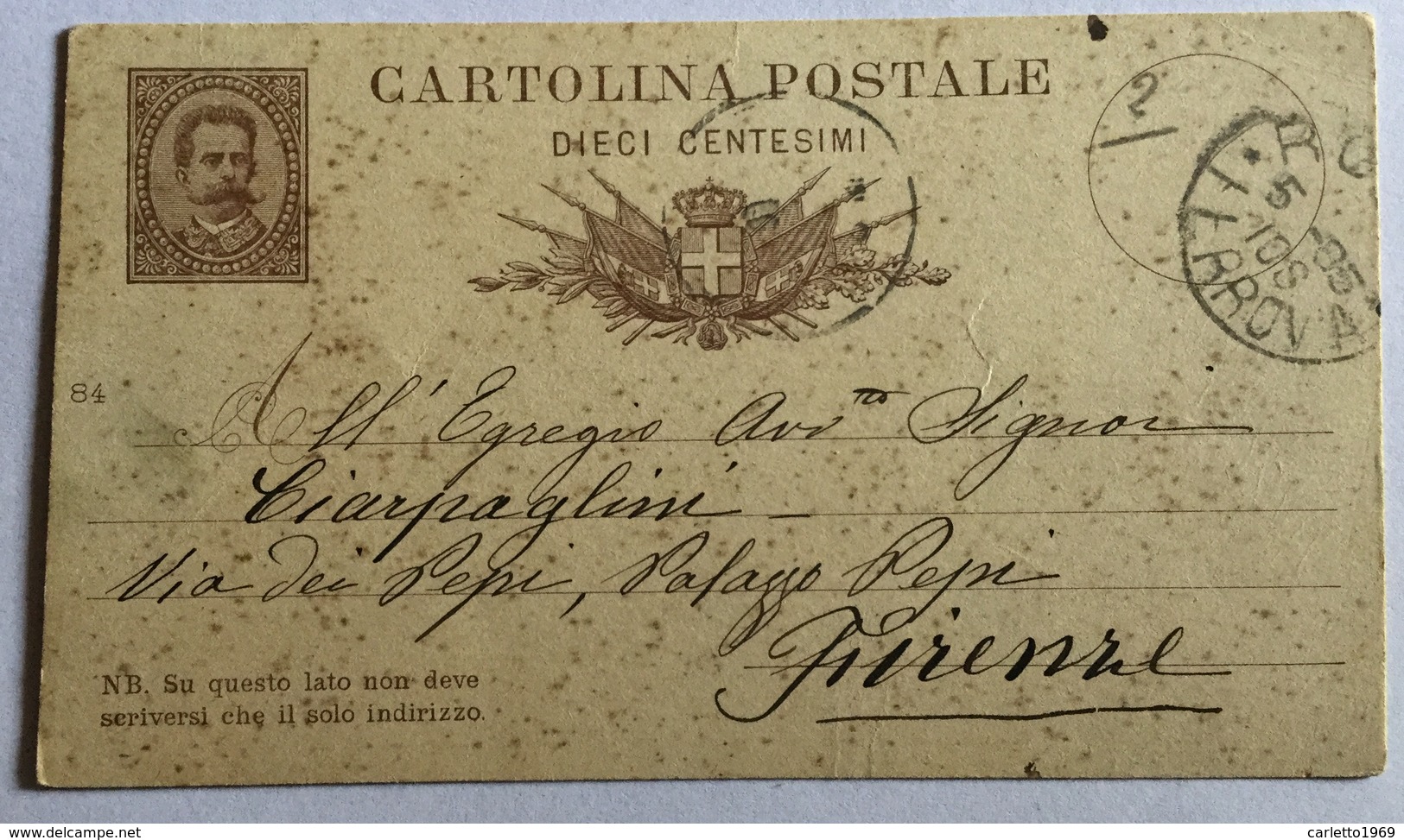 Cartolina Postale 10 Centesimi - Postwaardestukken