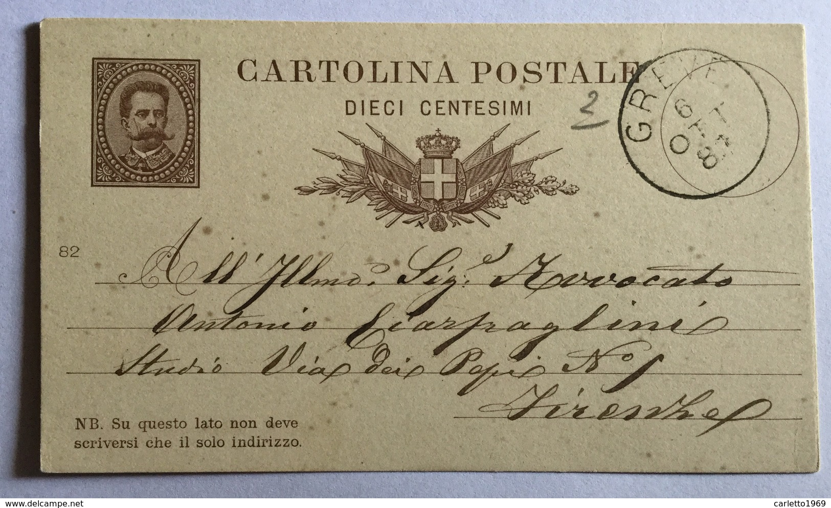 Cartolina Postale 10 Centesimi - Postwaardestukken