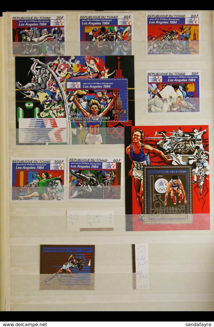 SPORT 1984 SARAJEVO & LOS ANGELES OLYMPIC GAMES World Superb Never Hinged Mint Collection Of All Different Complete Sets - Ohne Zuordnung