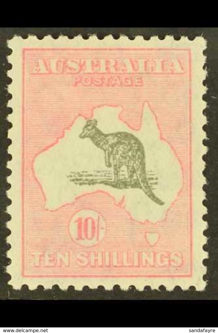 1931-36 10s Grey And Pink Kangaroo, SG 136, Very Fine Mint, Well Centred. For More Images, Please Visit Http://www.sanda - Autres & Non Classés