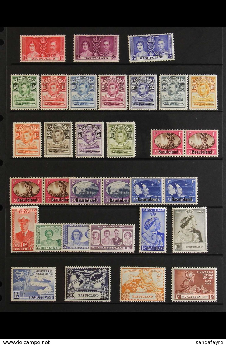 1937-49 COMPLETE MINT KGVI COLLECTION Presented On A Stock Page With A Complete Run From The 1937 Coronation To The 1949 - Altri & Non Classificati