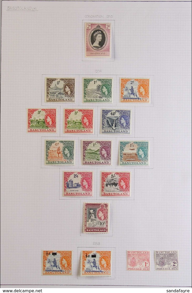 1953-68 VERY FINE MINT COLLECTION Presented Neatly On A Series Of Album Pages. Includes 1954-58 Definitive Set, 1961 Sur - Autres & Non Classés