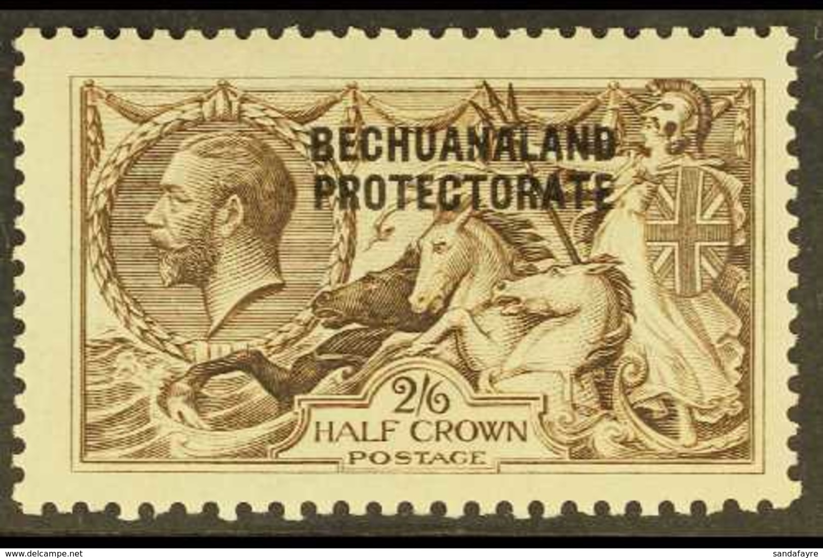 1913-24 2s6d Deep Sepia Brown "Seahorse" - Waterlow Printing, SG 83, Fine Mint For More Images, Please Visit Http://www. - Sonstige & Ohne Zuordnung