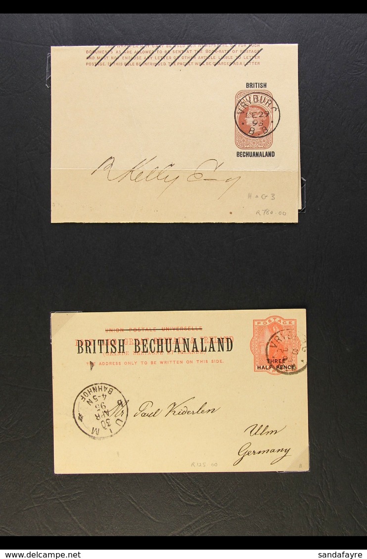 COVERS AND CARDS 1890's To 1960's Used Accumulation. Note Good Postal Stationery Including Earlier Cards And Wrappers, P - Autres & Non Classés