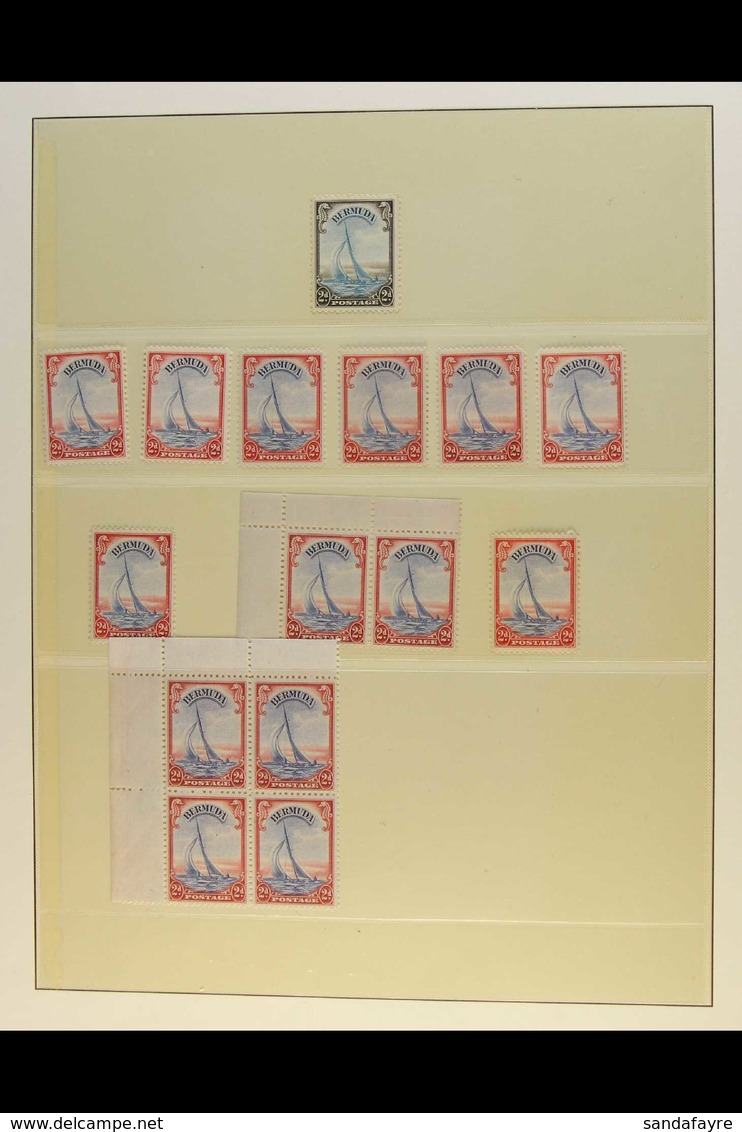 1938-52 FINE MINT ASSEMBLY With Much That Is Never Hinged, Includes A Range Of The 1938 Pictorial Definitives With The 1 - Bermudes