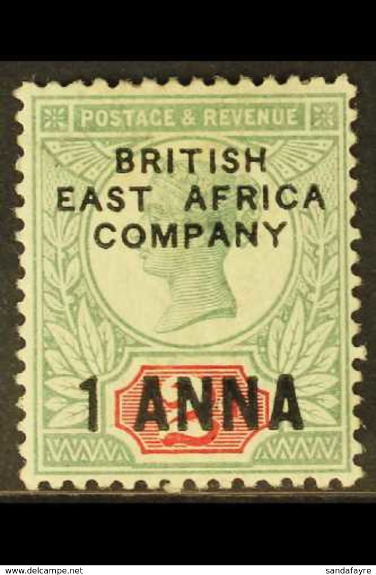 1890 1a On 2d Grey-green And Carmine, SG 2, Mint With Large Part Gum, Tiny Hinge Thin. For More Images, Please Visit Htt - Britisch-Ostafrika