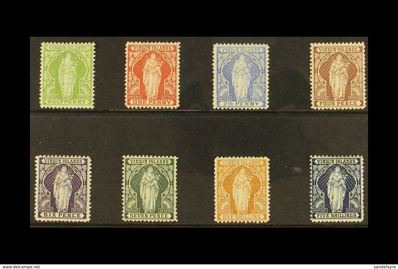 1899 Definitive Set, SG 43/50, Fine Mint (8 Stamps) For More Images, Please Visit Http://www.sandafayre.com/itemdetails. - British Virgin Islands