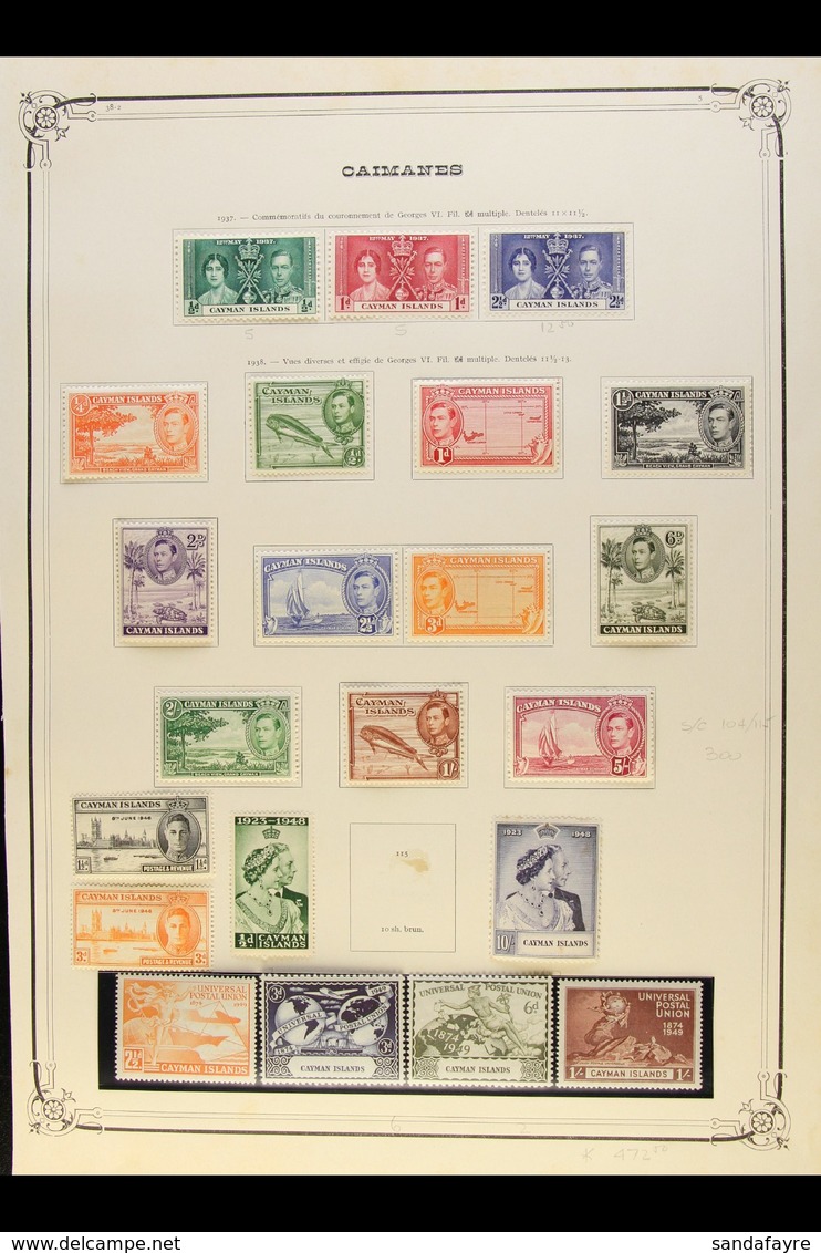 1900-49 ALL DIFFERENT MINT COLLECTION Includes 1900 1d, 1902-03 1d And 2½d, 1905 ½d And 2½d, 1912-20 Range To 6d, 1917-2 - Iles Caïmans