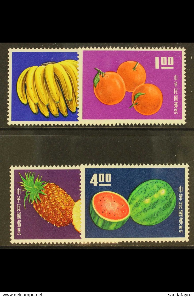 1964 Taiwan Fruits Set Complete, SG 514/7, Very Fine Mint. (4 Stamps) For More Images, Please Visit Http://www.sandafayr - Autres & Non Classés
