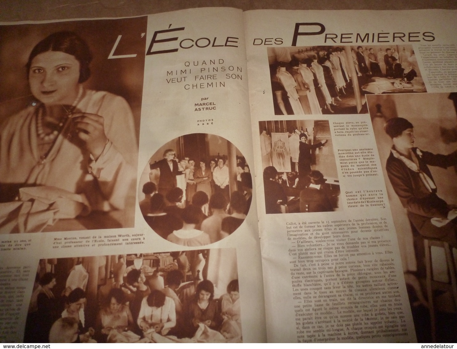 1931 VU ----->Séville;College girls (USA); Indochine (Saïgon,Hadong,Hongaï,etc); Ecole des Premieres avec Mimi Pinson;