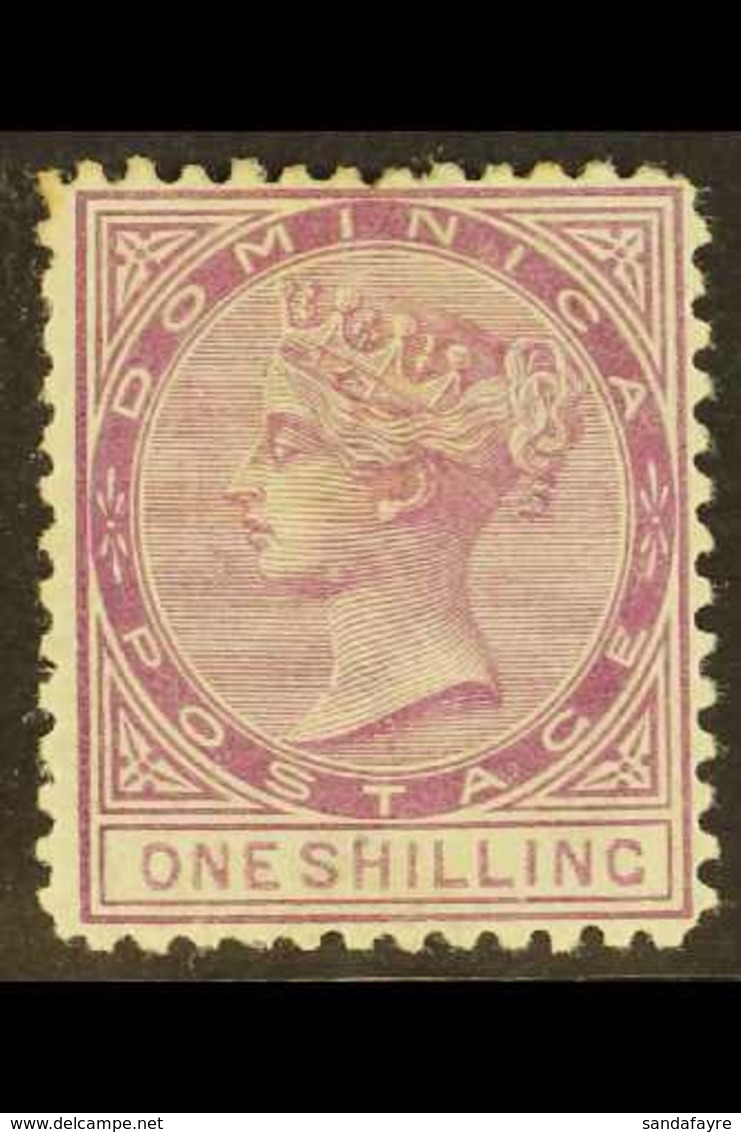 1874 1s Dull Magenta, Wmk Crown CC, P.12½, SG 3, Mint. For More Images, Please Visit Http://www.sandafayre.com/itemdetai - Dominique (...-1978)