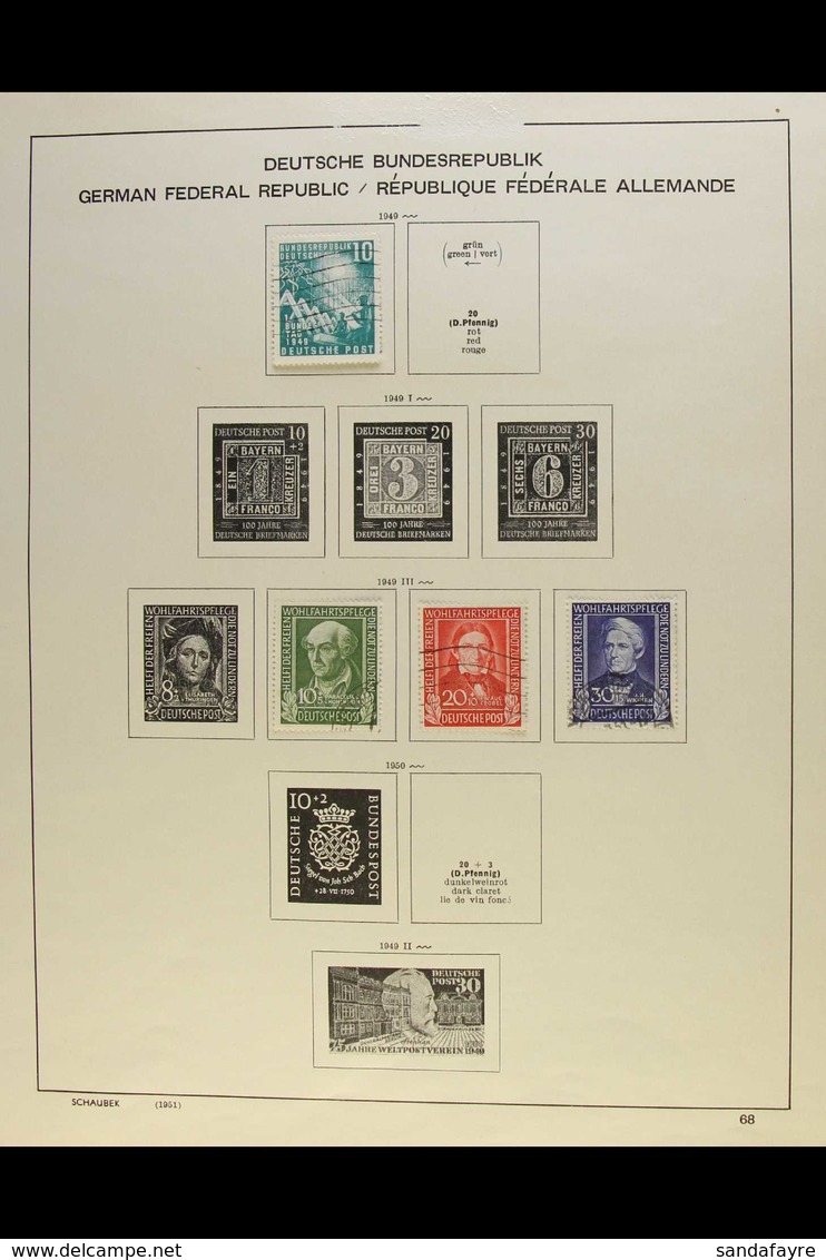 1949-1987 FINE USED COLLECTION On Pages, All Different, Virtually COMPLETE From 1954 Onwards, Inc 1949 Relief Fund Set ( - Autres & Non Classés