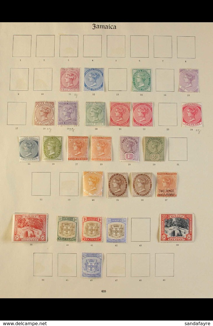 1870-1935 MINT COLLECTION ON "NEW IMPERIAL" LEAVES All Different, A Few Faults But Mainly Fine Condition. Note 1870-83 ( - Jamaïque (...-1961)