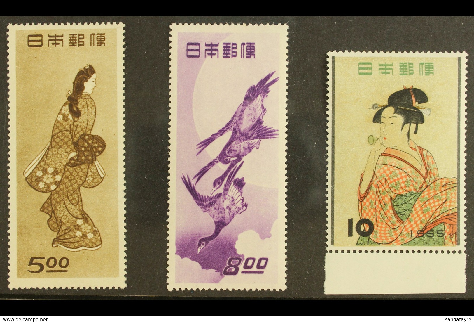 1948-1955 PHILATELIC WEEK ISSUES Comprising 1948 5y "Beauty Looking Back", 1949 8y "Moon And Brent Geese" And 1955 10y " - Autres & Non Classés