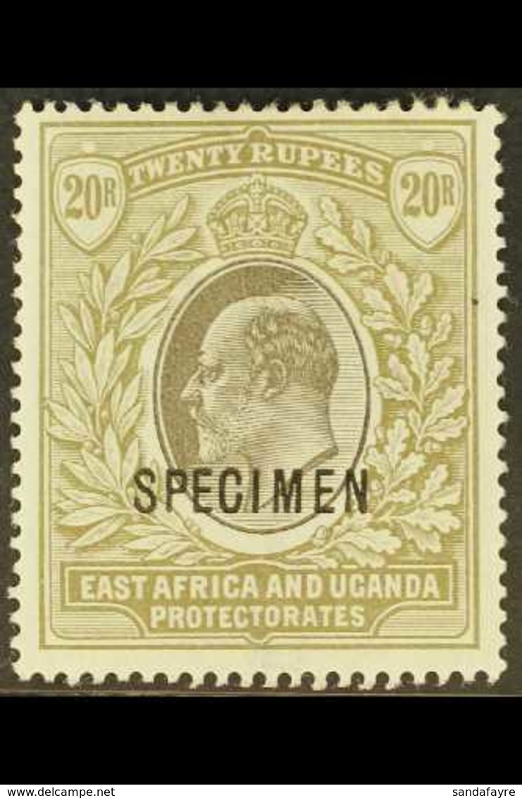 1903 20r. Grey And Stone, Overprinted "SPECIMEN", SG 15s, Fine Mint. For More Images, Please Visit Http://www.sandafayre - Vide