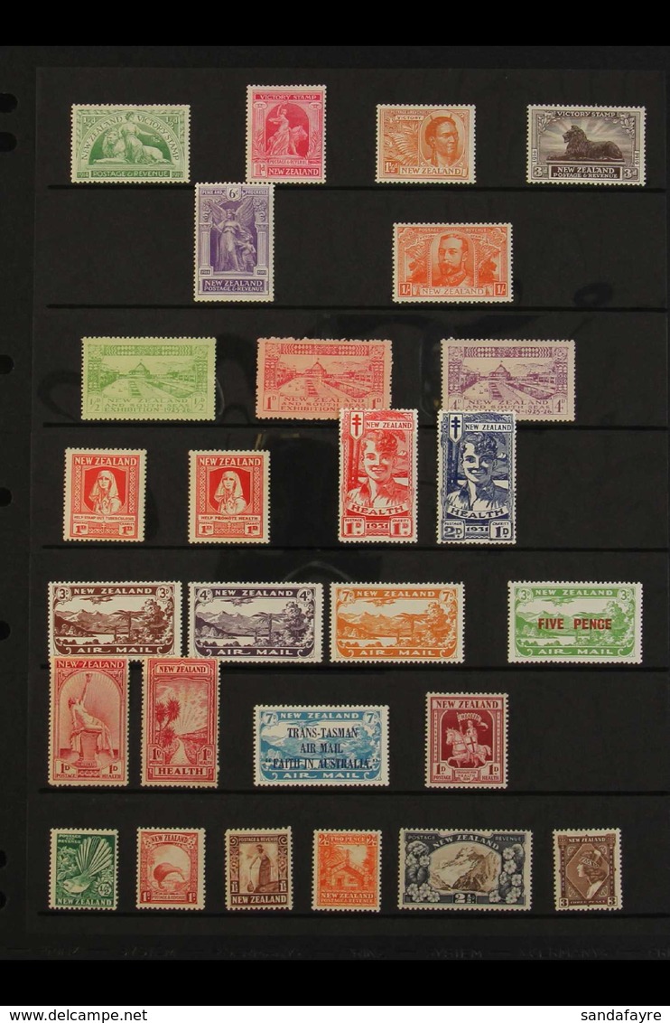 1920-36 VERY FINE MINT KGV COLLECTION. An Attractive Collection Presented On Stock Pages That Includes The 1920 Victory  - Sonstige & Ohne Zuordnung