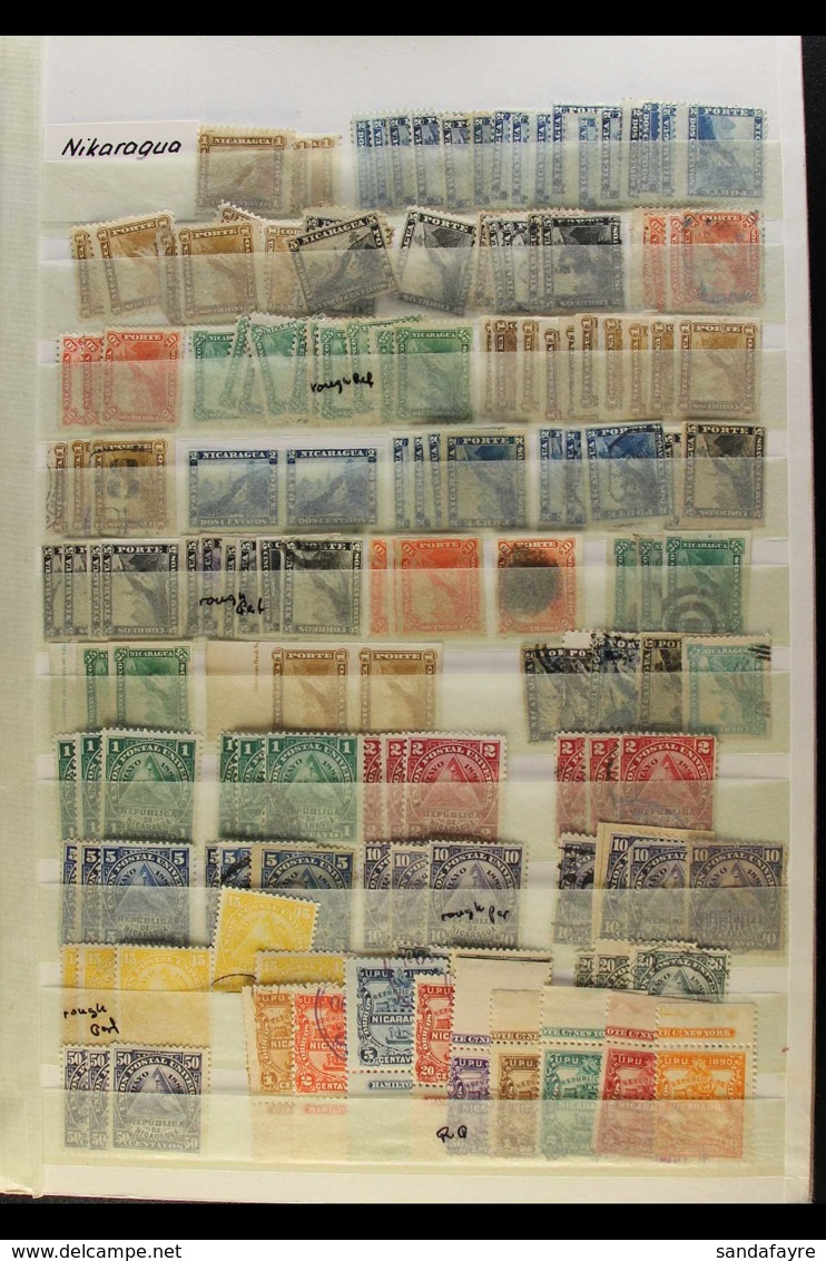 1869-1990 MINT & USED ACCUMULATION On Stock Pages, Much Of Interest Throughout Incl. Many Complete Sets And Better Value - Nicaragua