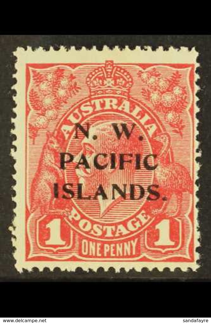 1918 1d Carmine Red Geo V, Die II, Overprinted, SG 103b Fine NHM. For More Images, Please Visit Http://www.sandafayre.co - Papua-Neuguinea