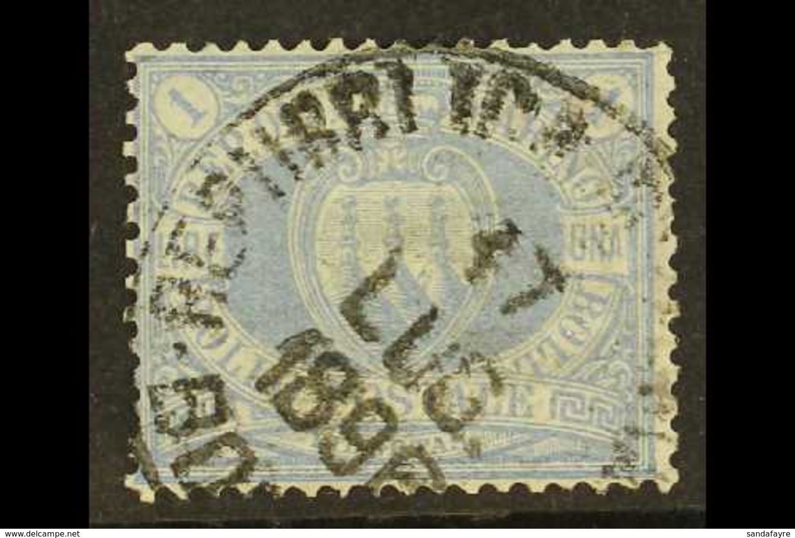 1894 - 99 1L Ultramarine, Sass 31, Very Fine Used. Lovely Copy Of This Delicate Stamp. For More Images, Please Visit Htt - Other & Unclassified