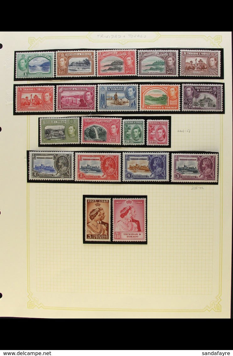 1935-83 FINE MINT COLLECTION An All Different Collection Which Includes 1935 Silver Jubilee Set, 1938-44 Complete Defin  - Trinidad & Tobago (...-1961)