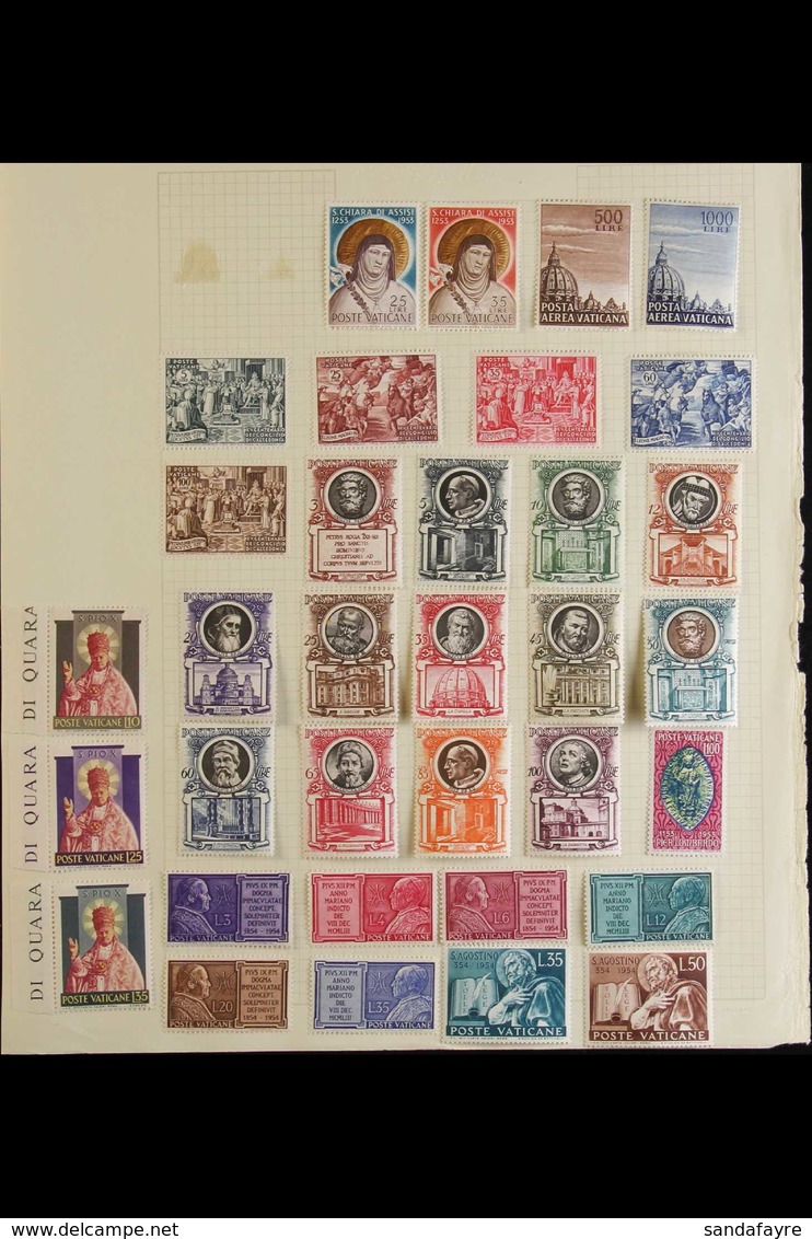 1929-1956 FINE MINT COLLECTION CAT £1350+. An ALL DIFFERENT Mint Collection On Old Album Pages Which Includes 1929 First - Sonstige & Ohne Zuordnung