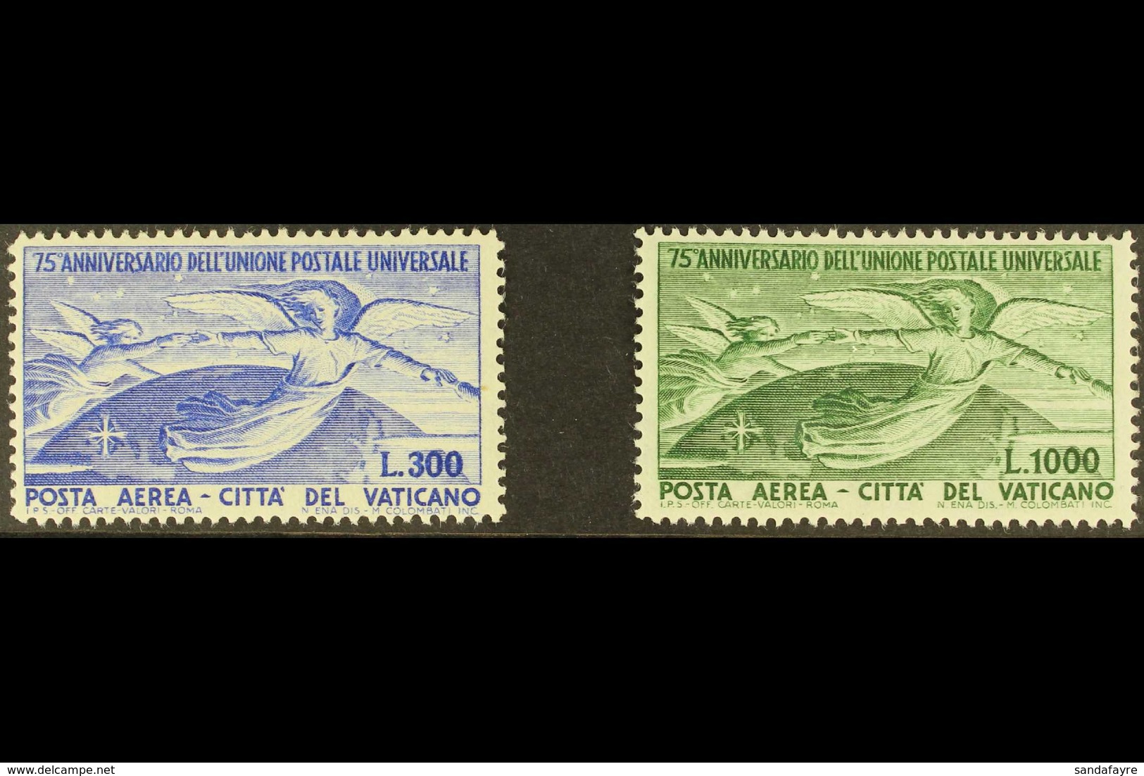 1949 UPU Air Set, Sass S.503, SG 149/50, Fine Mint (2 Stamps) For More Images, Please Visit Http://www.sandafayre.com/it - Sonstige & Ohne Zuordnung