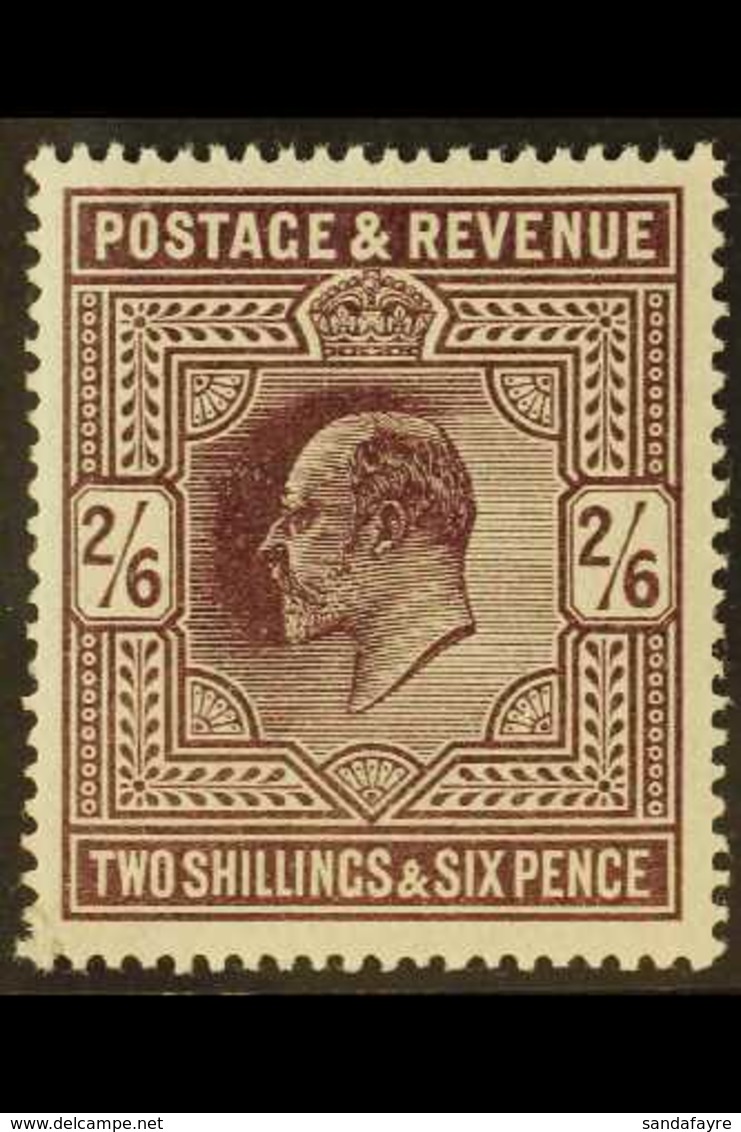 1911-13 2s6d Dark Purple Somerset House, SG 317, Never Hinged Mint, Thin Corner Perf. For More Images, Please Visit Http - Non Classificati