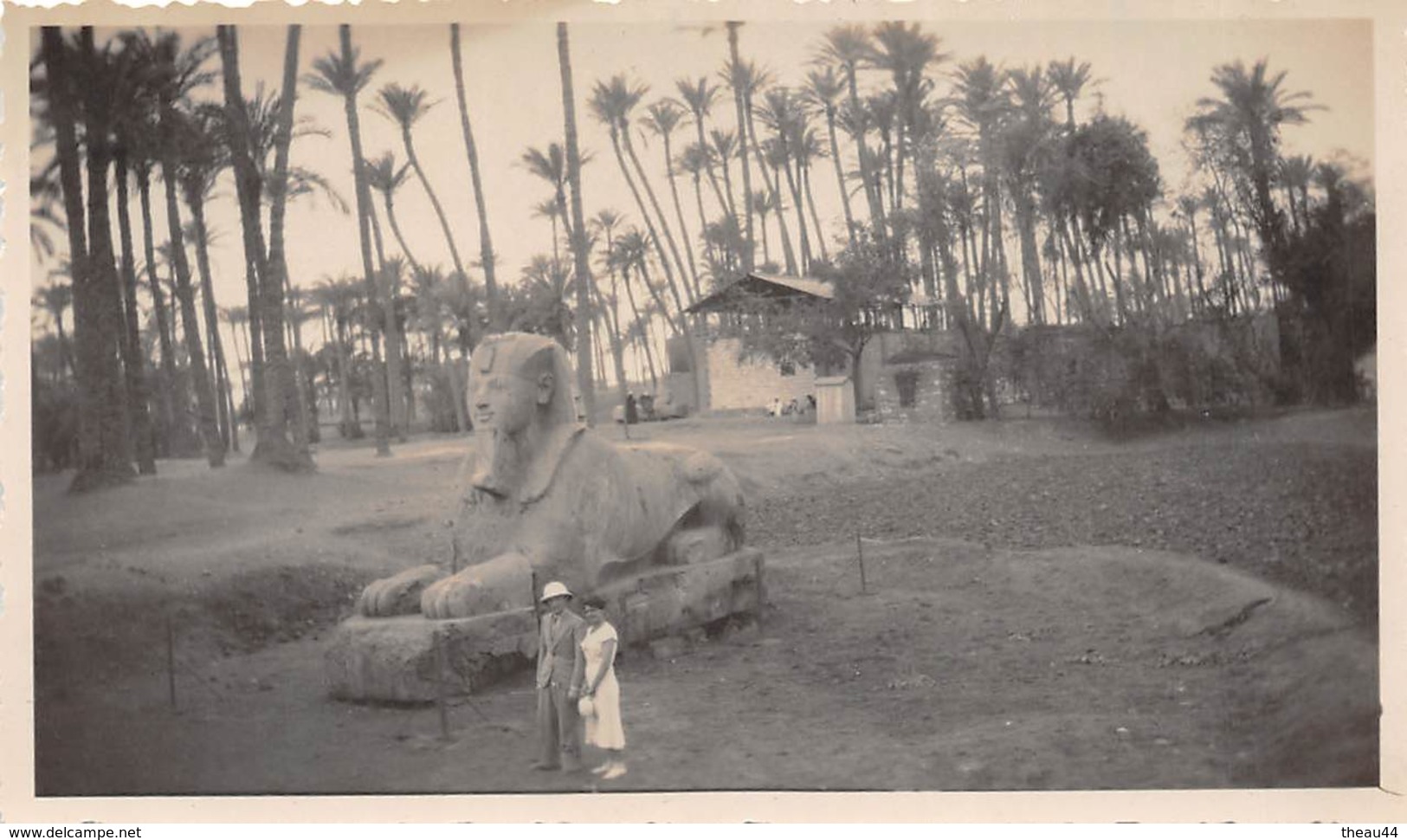 ¤¤  -   EGYPTE   -  MENPHIS   -  Le Sphinx En 1934   -  Voir Description       -  ¤¤ - Sphynx