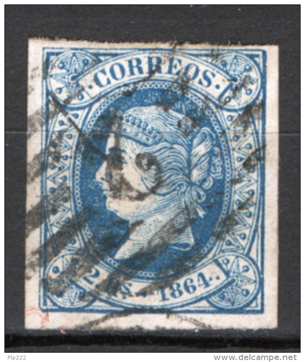 Spagna 1864 Unif.64 O/Used VF/F - Usati