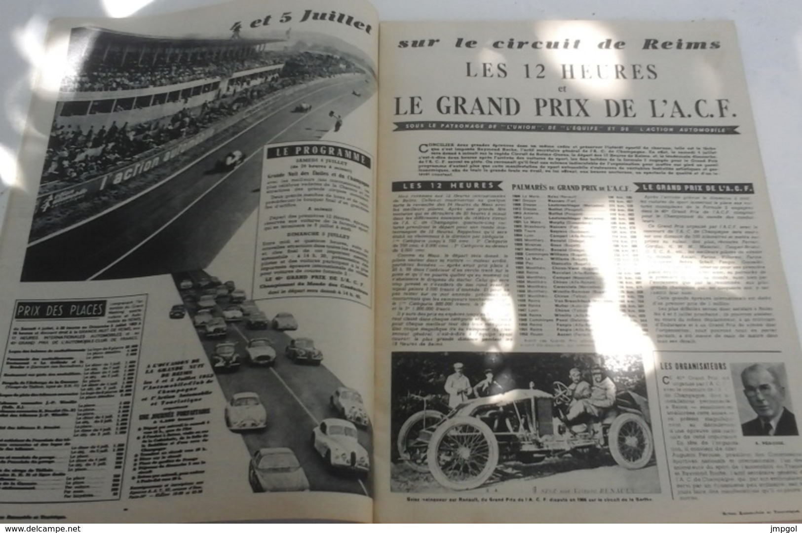 Action Automobile Juin 1953 24 Heures Du Mans, 12 Heures Et Grand Prix France Reims, Tibesti Congo Ethiopie - Auto/Moto