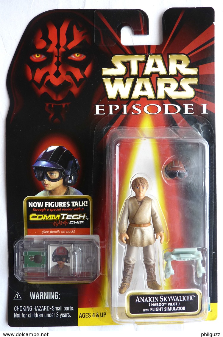 STAR WARS 1995 1 BLISTER US EPISODE I FIGURINE ANAKIN SKYWALKER Naboo Pilot - Episodio I